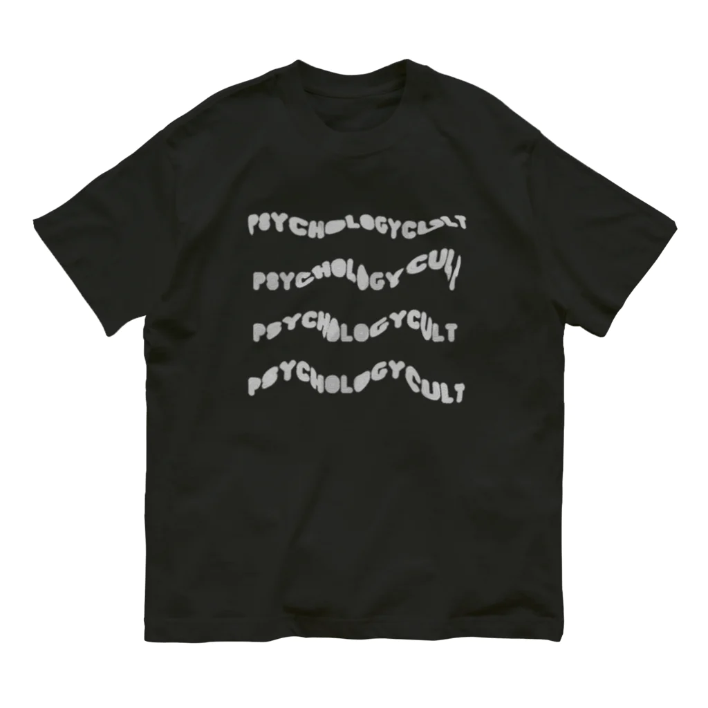 PsychologyCultのPsychedelic Logo オーガニックコットンTシャツ