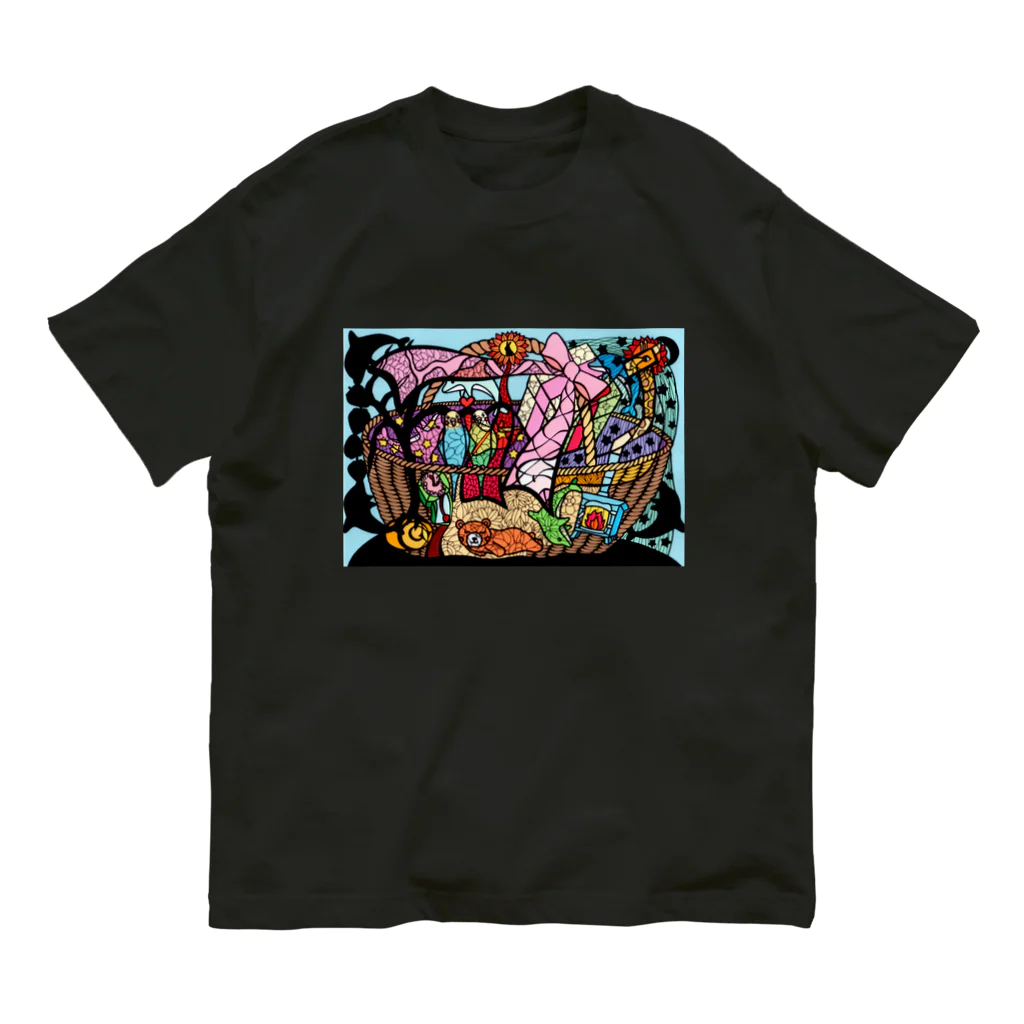 FANTASY PAPERARTのドリームバスケット Organic Cotton T-Shirt