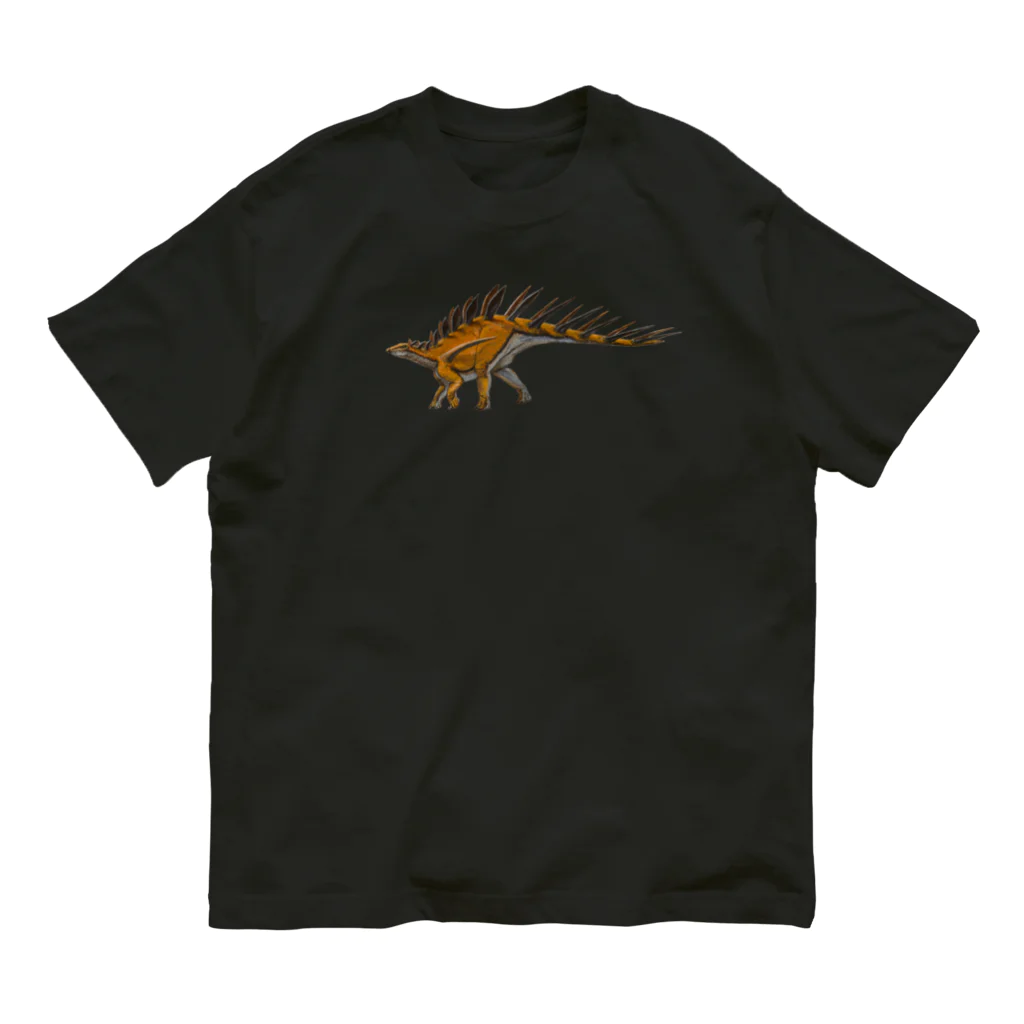 segasworksのKentrosaurus　ケントロサウルス（アクリル画） Organic Cotton T-Shirt