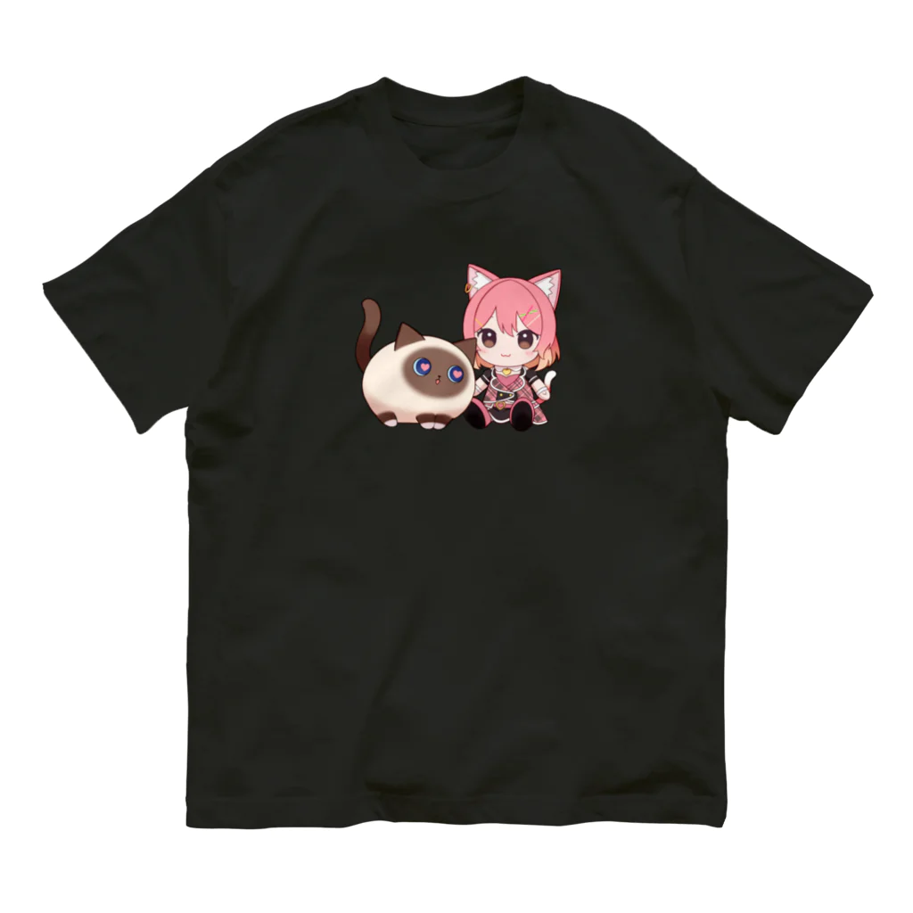 ももしきのSUZURIのももミロ仲良し Organic Cotton T-Shirt