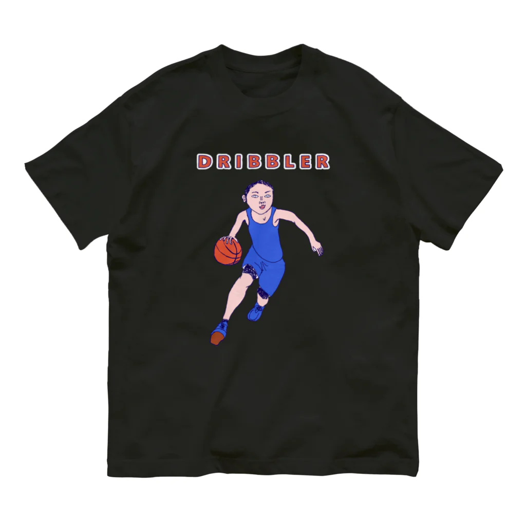NIKORASU GOのバスケットデザイン「ドリブラー」＜英語バージョン＞＜tシャツ　パーカー　スウェット　ETC＞ オーガニックコットンTシャツ