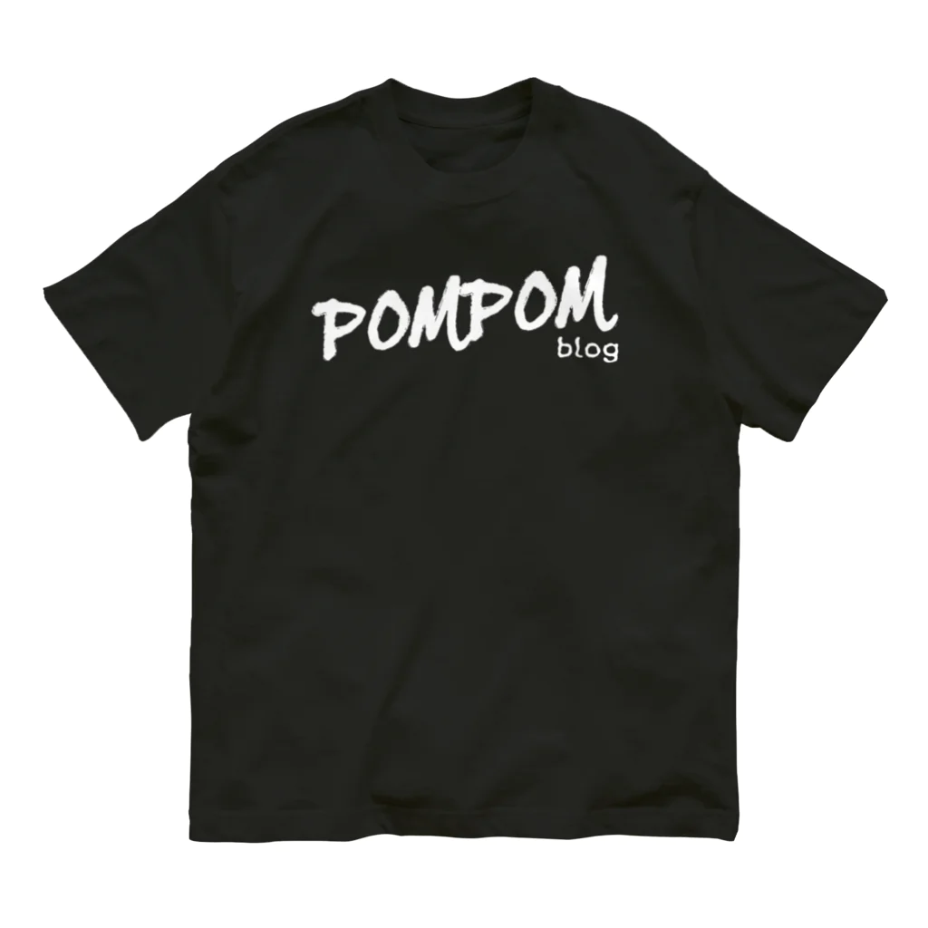 mf@PomPomBlogのDC PomPomBlog（white） Organic Cotton T-Shirt