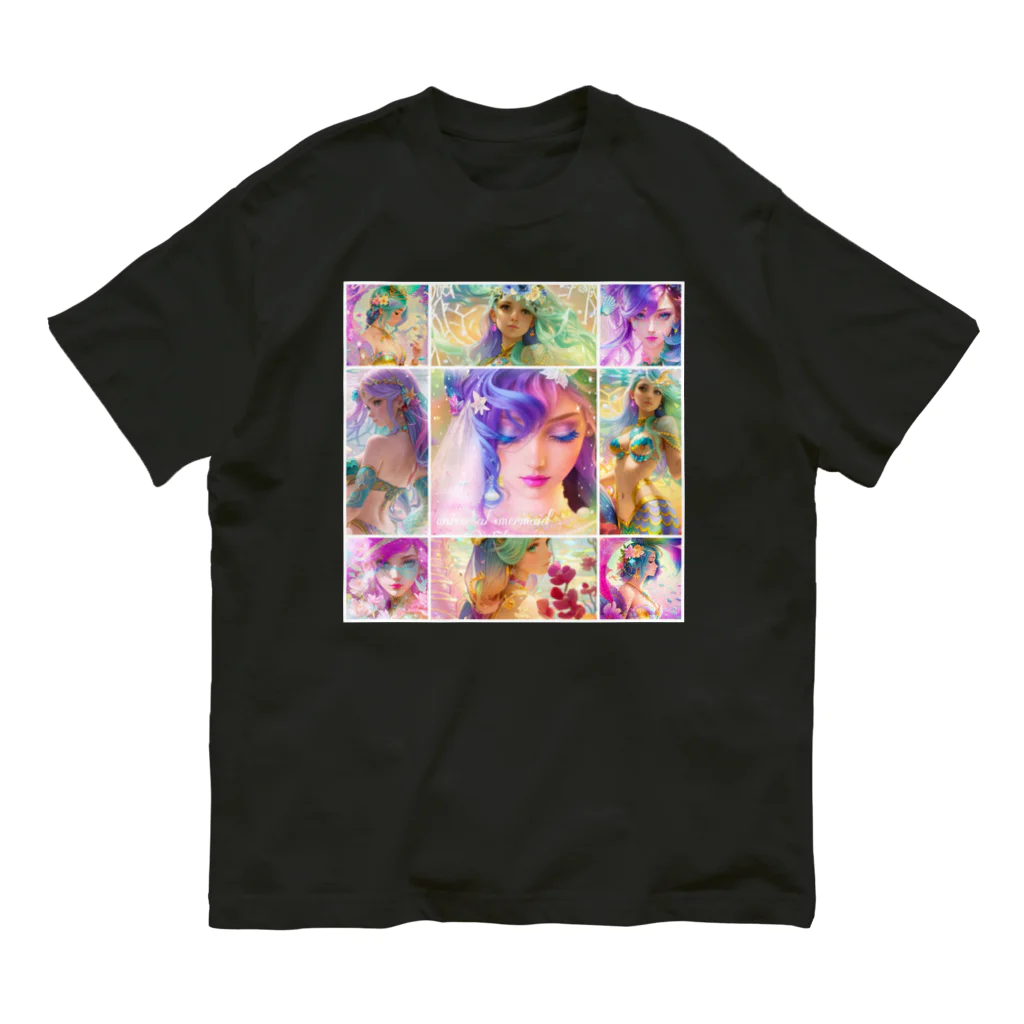 💖宇宙整体♪🌈♪こころからだチャンネル♪💖のhealing mermaid LARA Special Organic Cotton T-Shirt