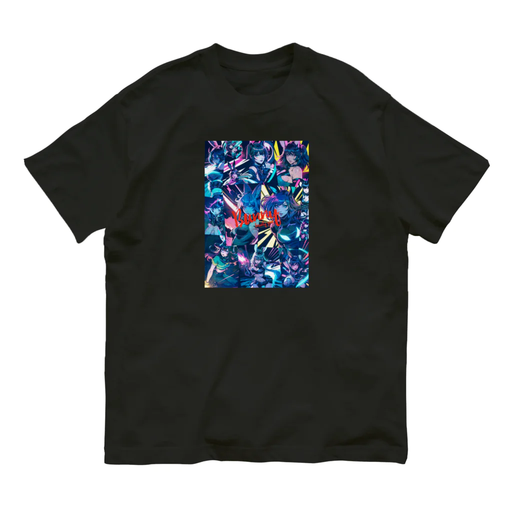 BUNNY-ONLINEのBUNNY-ART No.07 アメコミヴィンテージ Organic Cotton T-Shirt