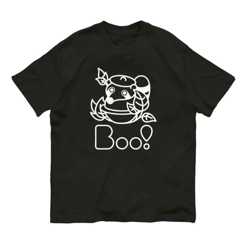 Boo!のBoo!(ぶんぶくちゃがま) Organic Cotton T-Shirt