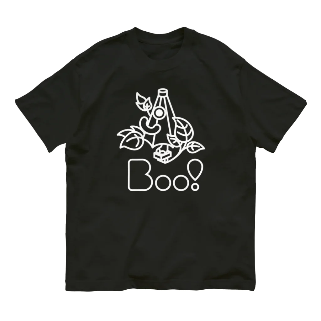 Boo!のBoo!(からかさおばけ) オーガニックコットンTシャツ