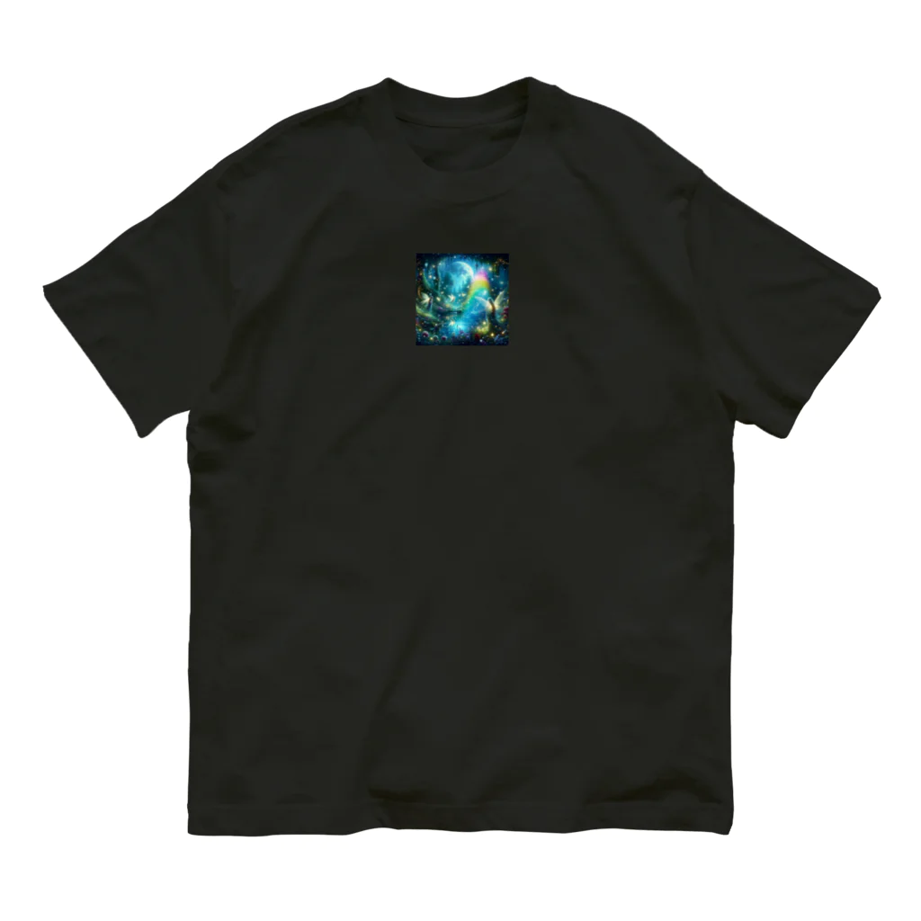 Art-Fusion-YuriのIn the Forest Organic Cotton T-Shirt