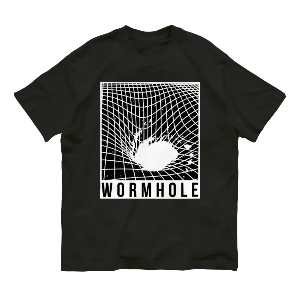 UNROBOTWORKSのWORMHOLE オーガニックコットンTシャツ