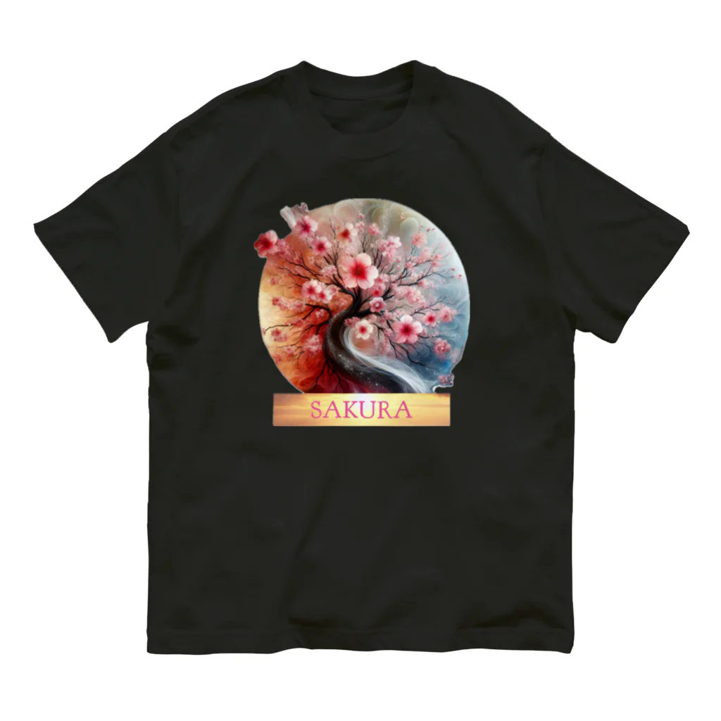 gates_of_heavenのSAKURA Organic Cotton T-Shirt