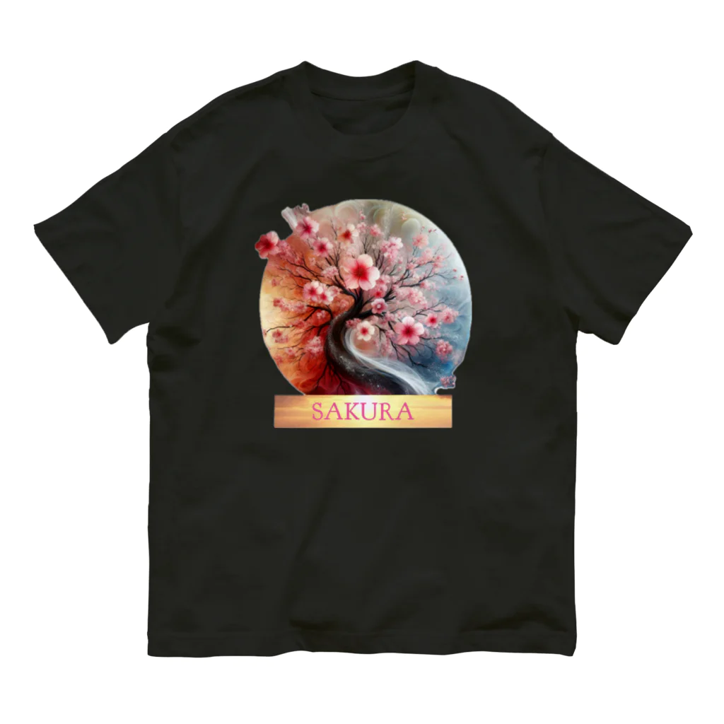 gates_of_heavenのSAKURA オーガニックコットンTシャツ