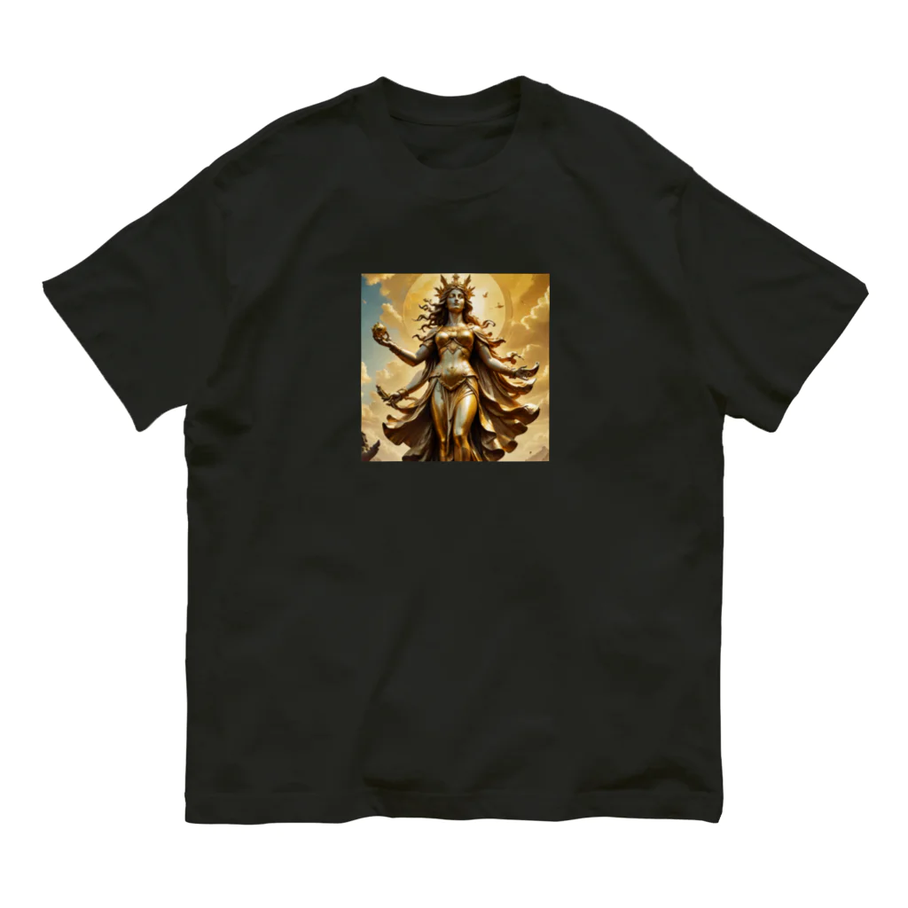 クリエイティブな大神と僕の勝利の女神：美しさと幸運の融合 オーガニックコットンTシャツ