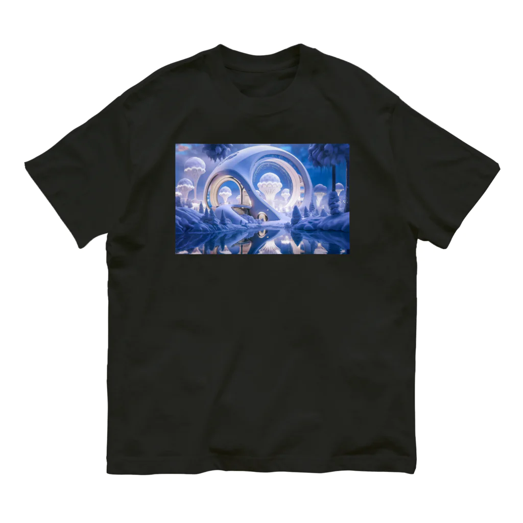 BLXのTime Warp City オーガニックコットンTシャツ