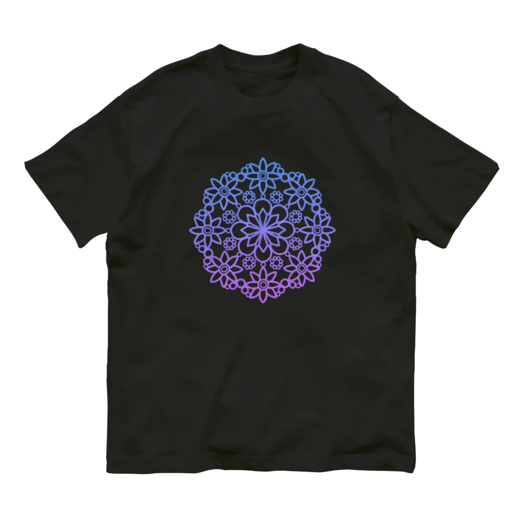 ARIGATOU-81のMANDALA •6• (G) オーガニックコットンTシャツ