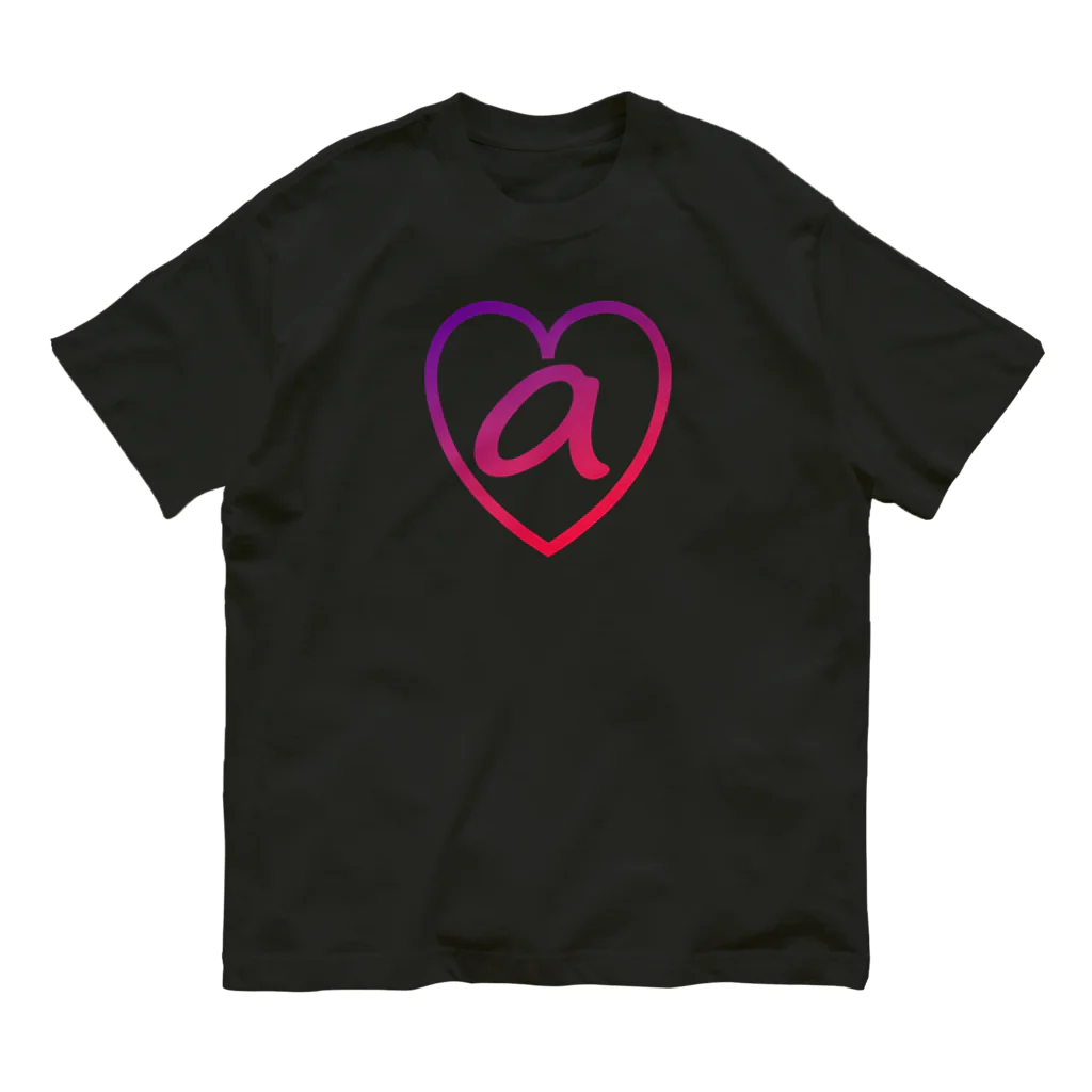 nissyheartの@Heart シリーズ　グラデVer オーガニックコットンTシャツ