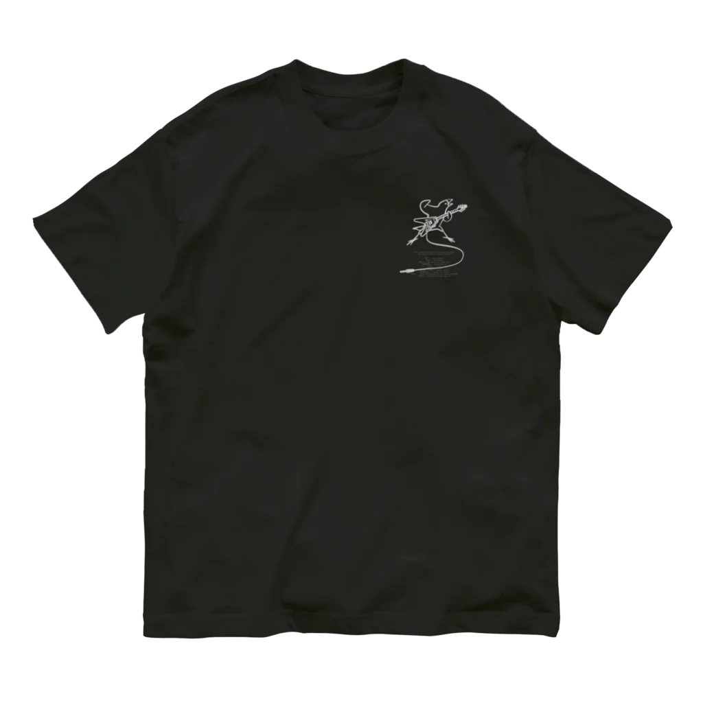 Momi Buncho Lab SHOPのフライングV文鳥 オーガニックコットンTシャツ