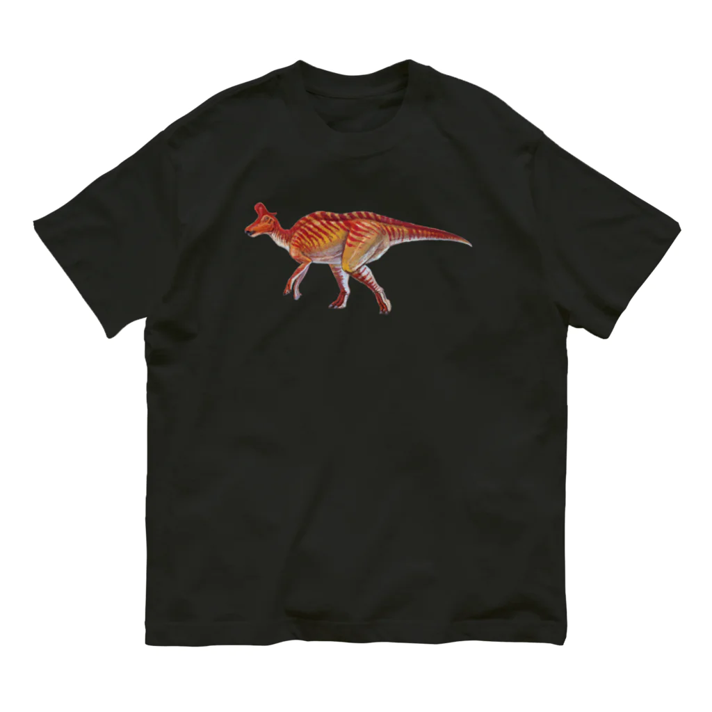 segasworksのランベオサウルス Organic Cotton T-Shirt