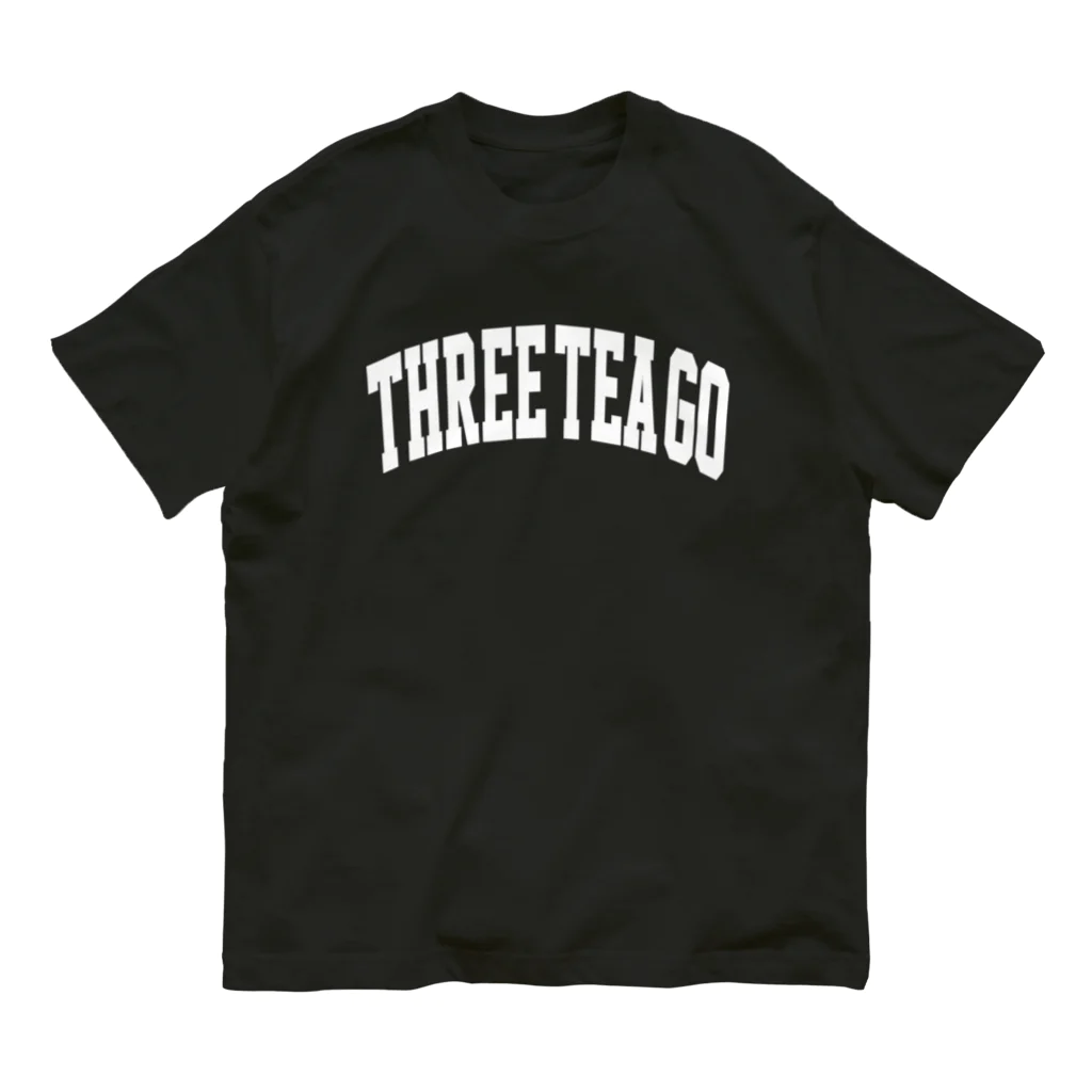 THREE TEA GO｜三茶散歩のCOLLEGE Organic Cotton T-Shirt