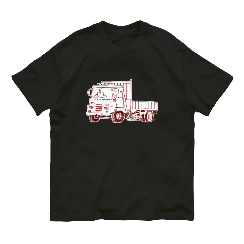 NIKORASU GOのトラック オーガニックコットンTシャツ