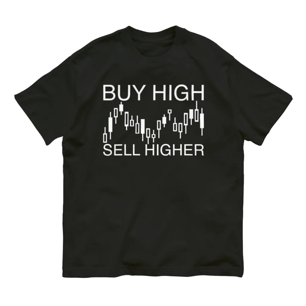 AURA_HYSTERICAのBuy high, sell higher オーガニックコットンTシャツ