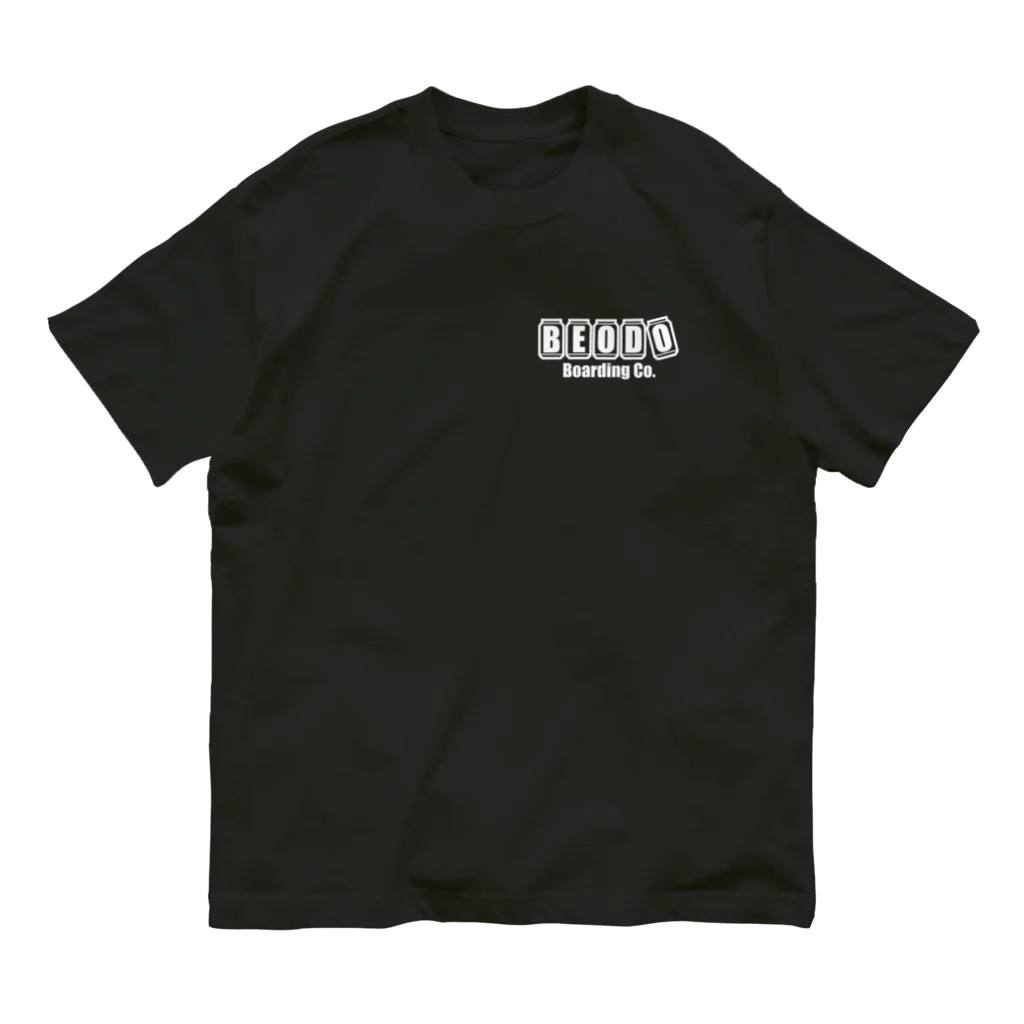 BEODOのBEODO Team T Black & Navy オーガニックコットンTシャツ