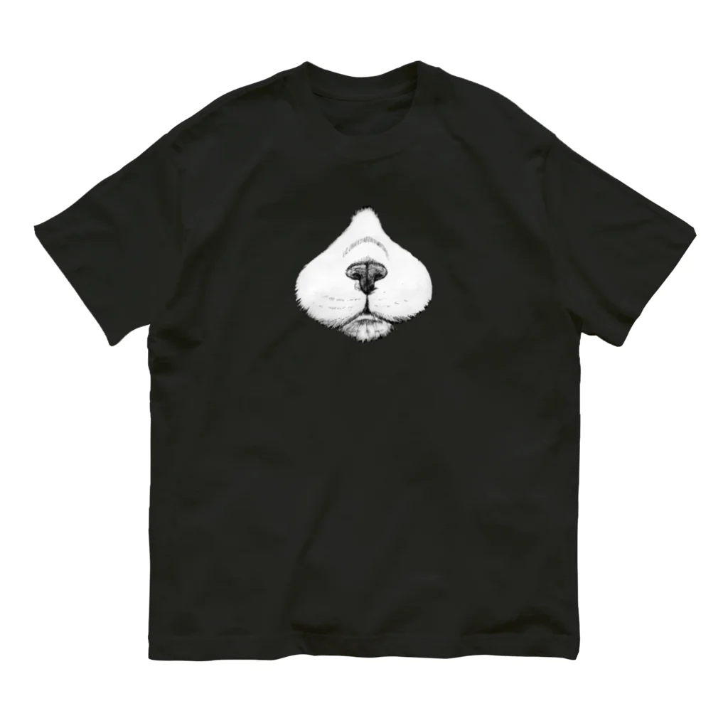 segasworksのニンニク（ハチワレ猫の鼻まわり） Organic Cotton T-Shirt