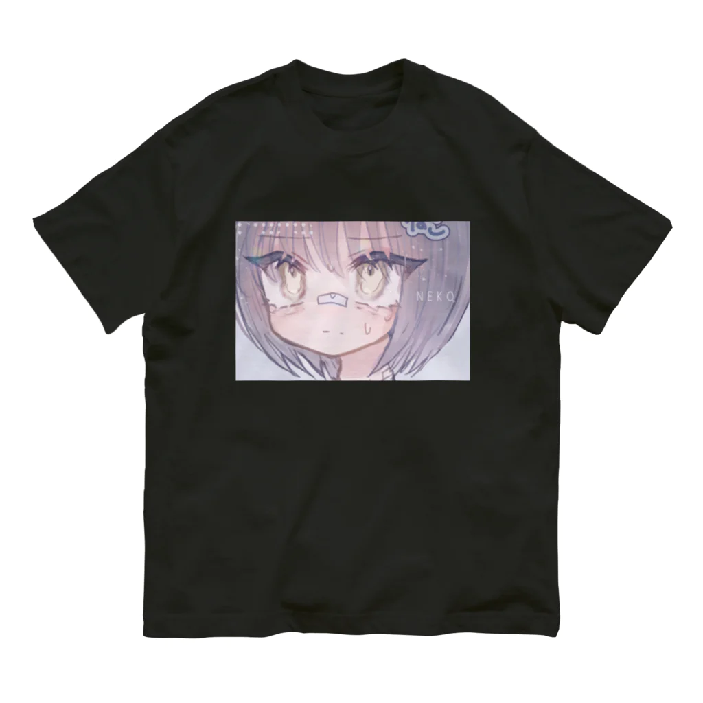 あくむ病院のNEKO オーガニックコットンTシャツ