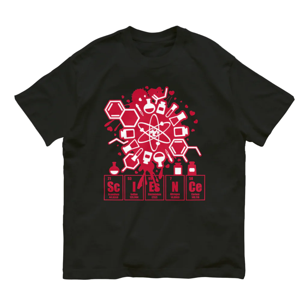 AURA_HYSTERICAのScIENCe オーガニックコットンTシャツ