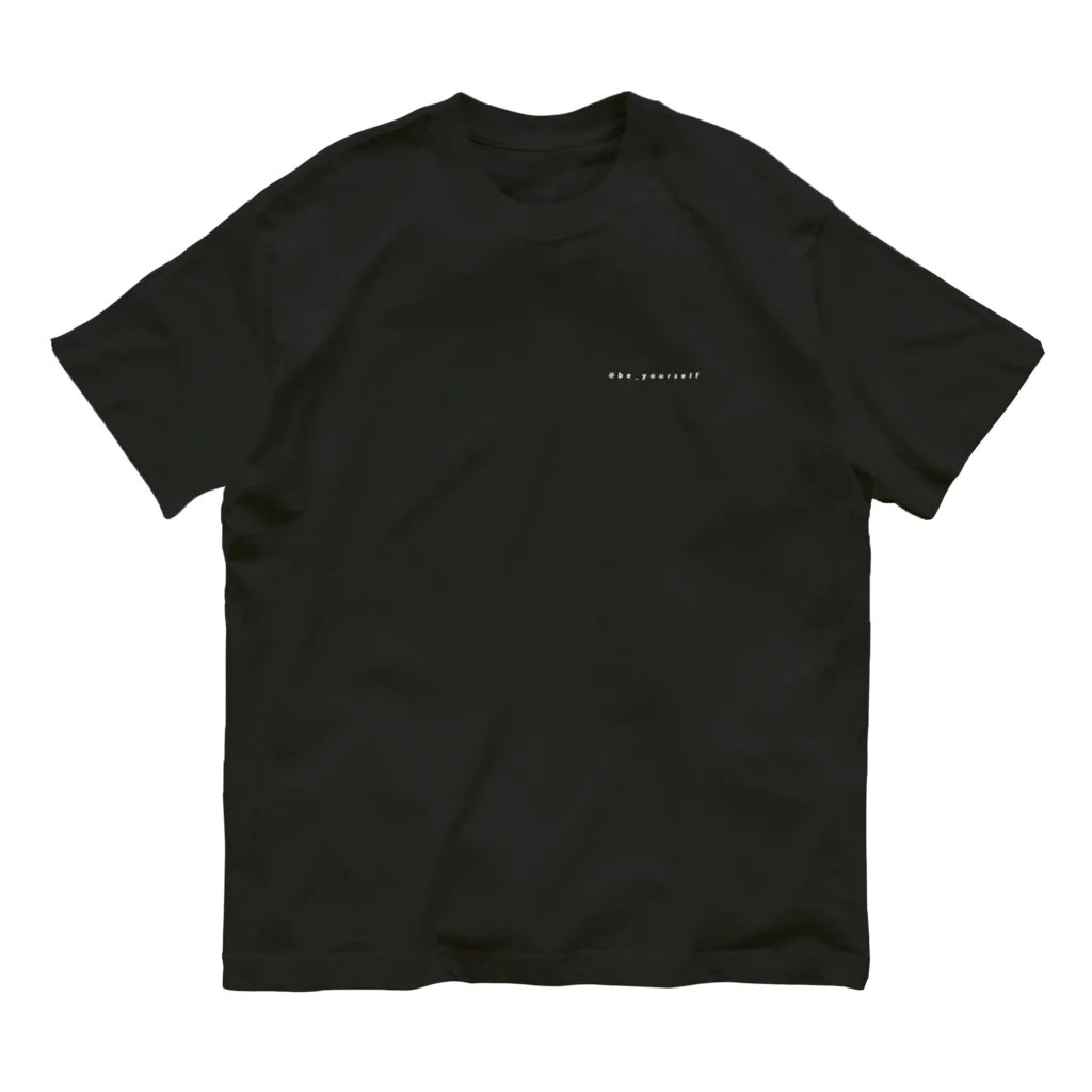 I Human /の@be_yourself【黒】 オーガニックコットンTシャツ