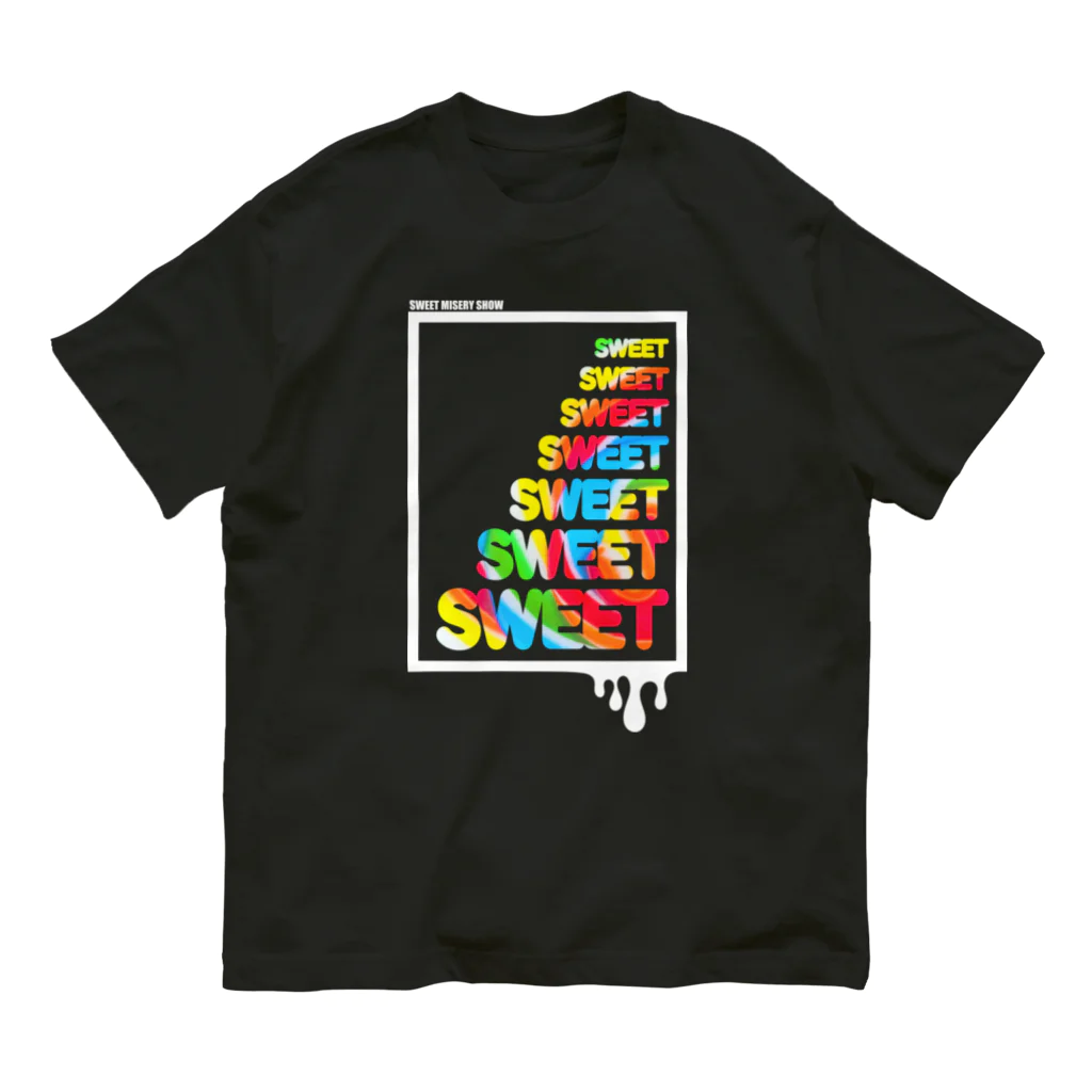 スウィートミザリーショップのsweet sweet sweet オーガニックコットンTシャツ