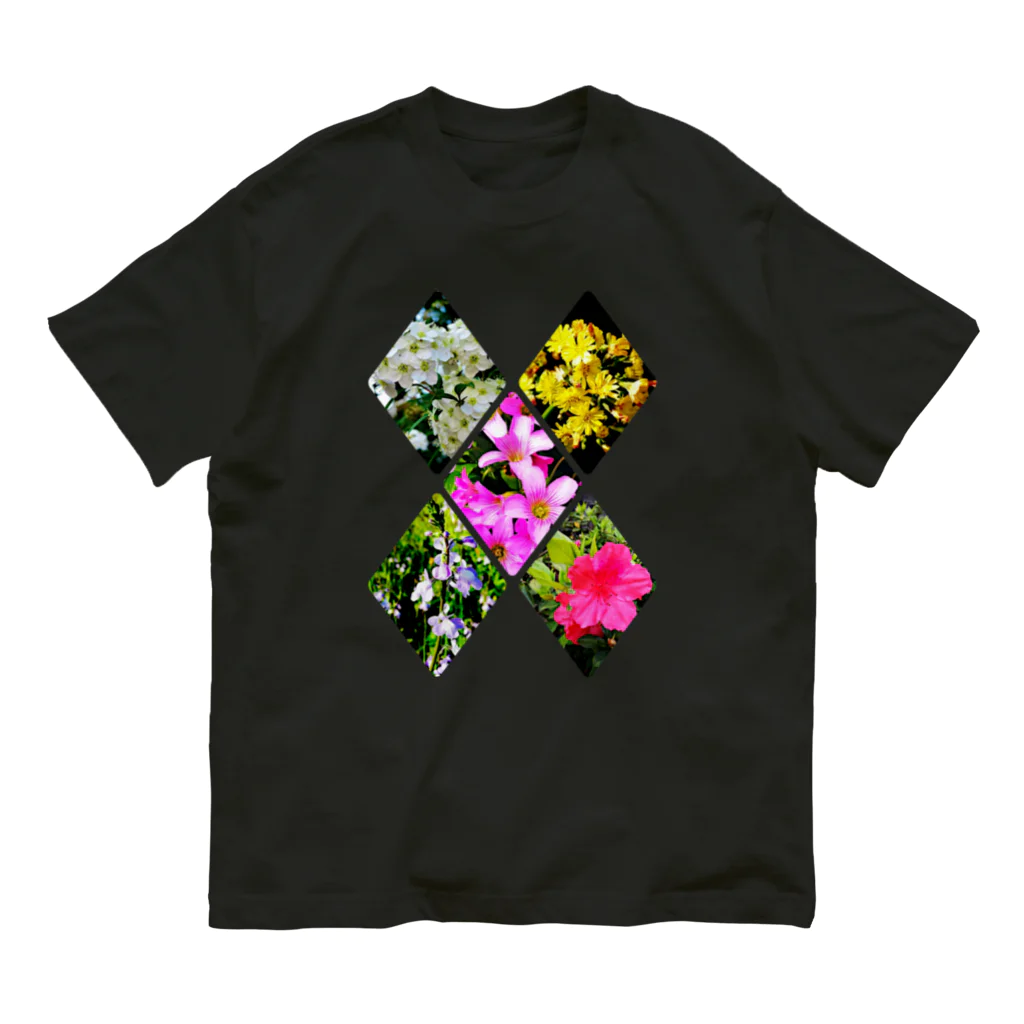 LalaHangeulの野の花シリーズ　X(エックス) Organic Cotton T-Shirt