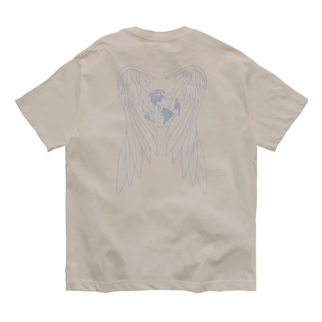 ゆにねこ惑星のପ天使の夏休みଓ夕暮れ旅行 Organic Cotton T-Shirt