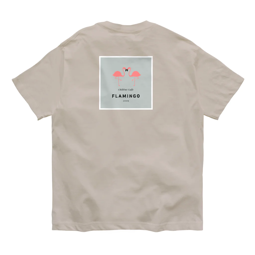 とりCHAN がーるのカフェ　フラミンゴ Organic Cotton T-Shirt