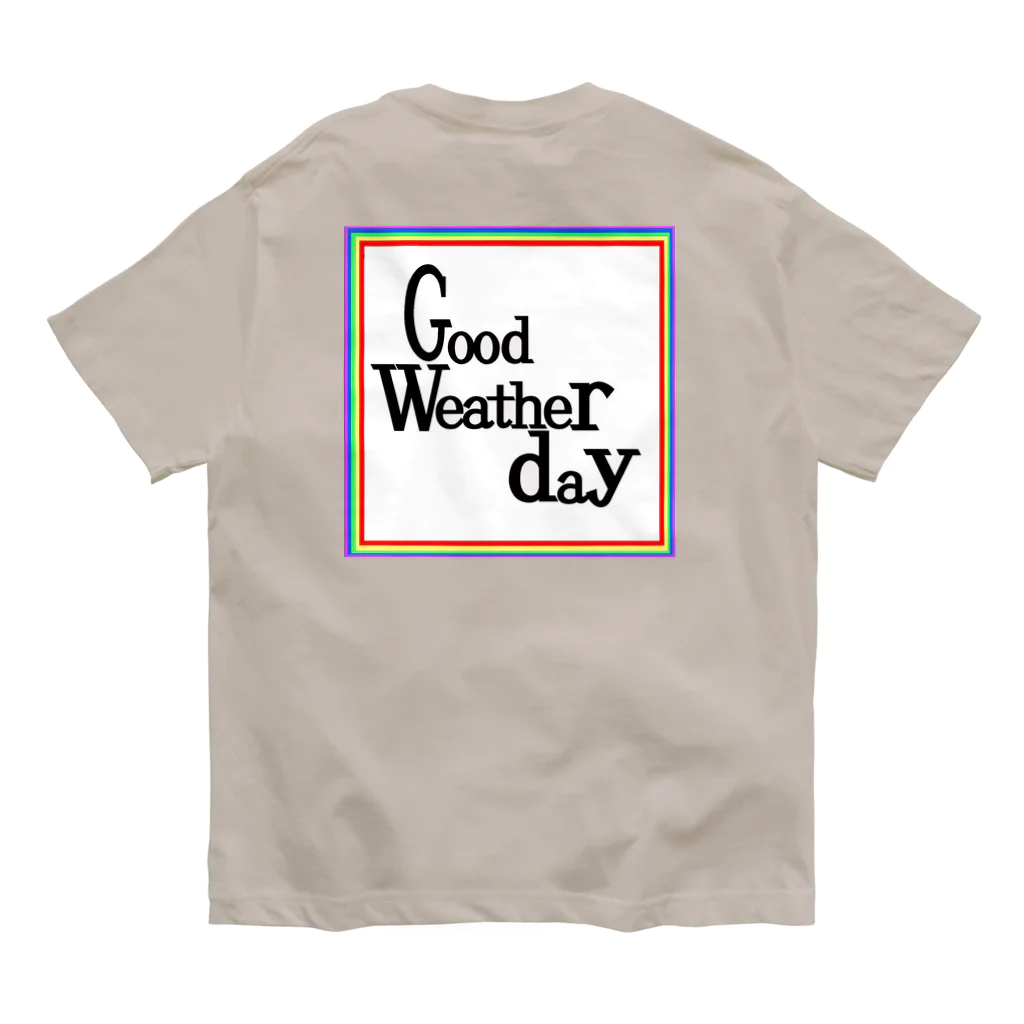 good weather dayのgoodweatherday＿オーガニックコットンロゴT Organic Cotton T-Shirt