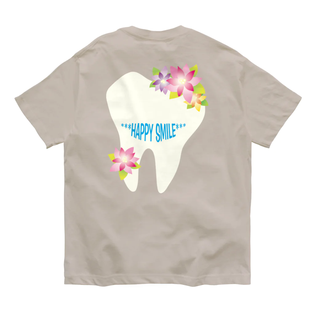 ハイジなわた歯 by Yamie Artのヘルスケアコーススタッフユニフォーム オーガニックコットンTシャツ