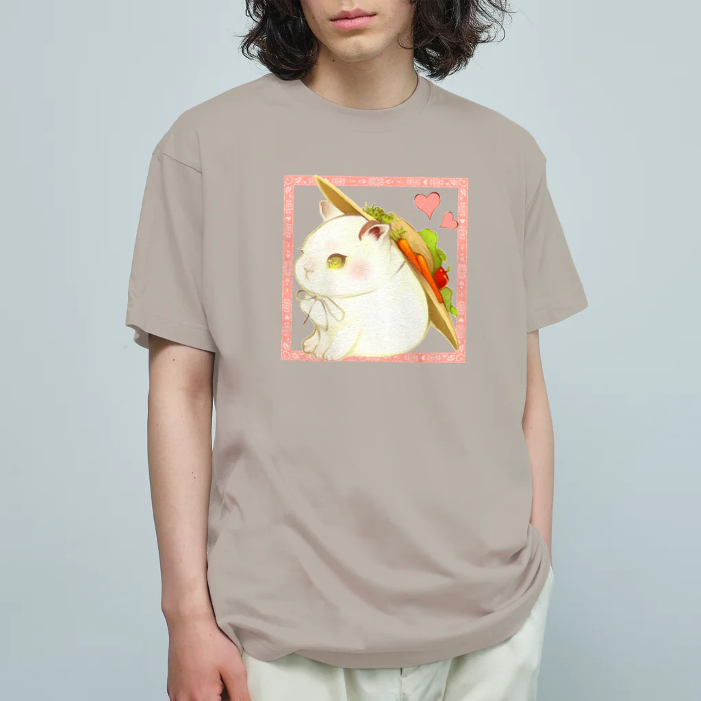 トロ箱戦隊本部の帽子？お弁当ですわ Organic Cotton T-Shirt