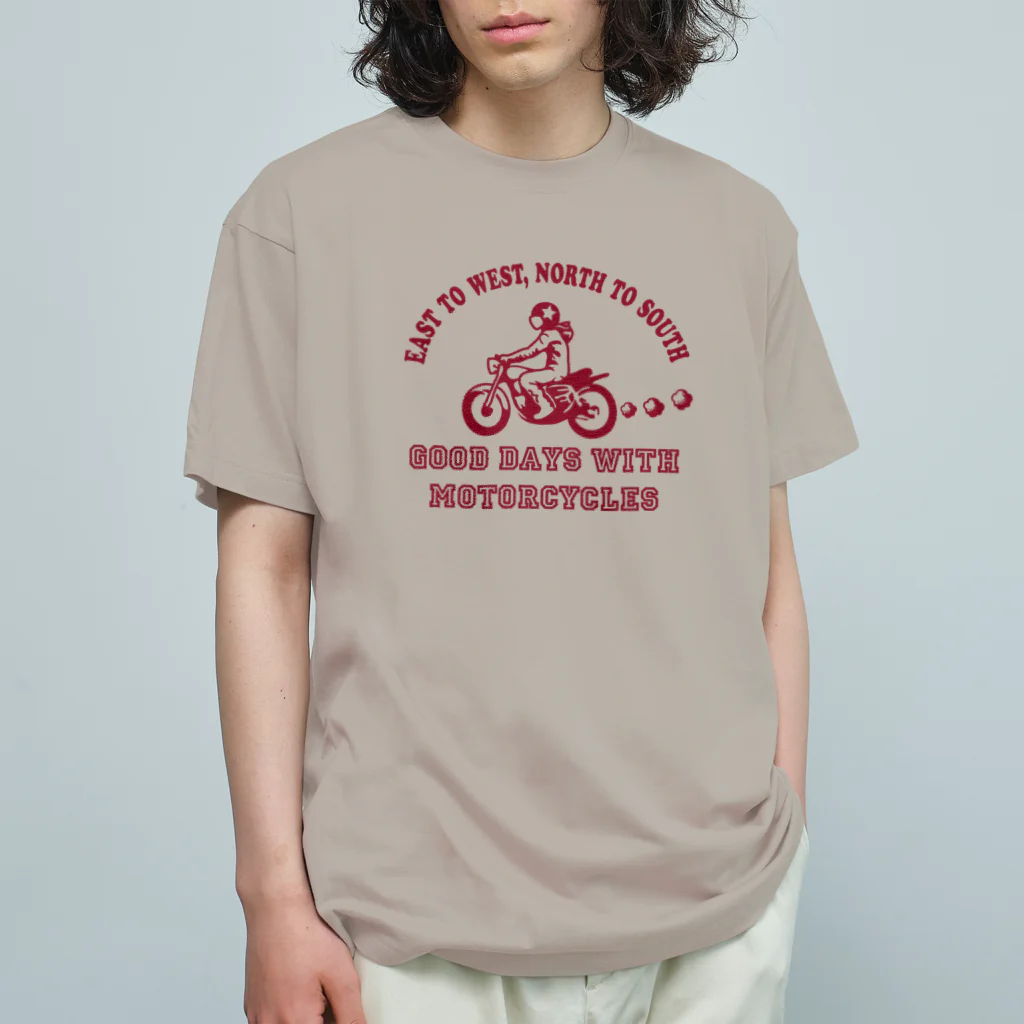 キッズモード某のバイク日和(azuki) オーガニックコットンTシャツ