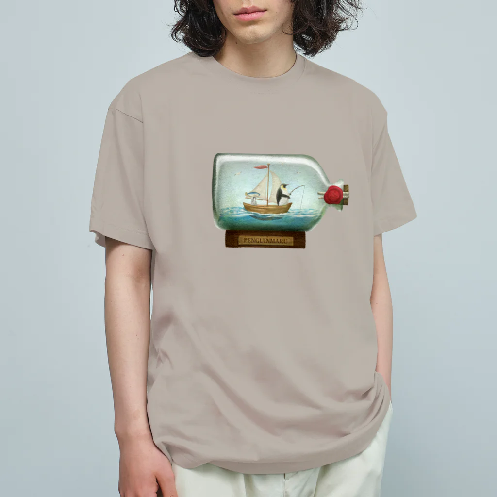 Icchy ぺものづくりのペンギン丸 オーガニックコットンTシャツ