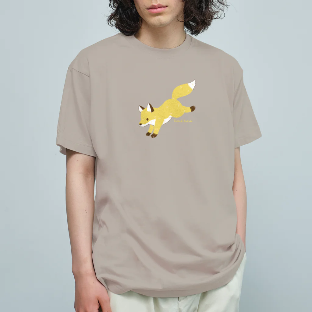 すずきいときちのきつね Organic Cotton T-Shirt