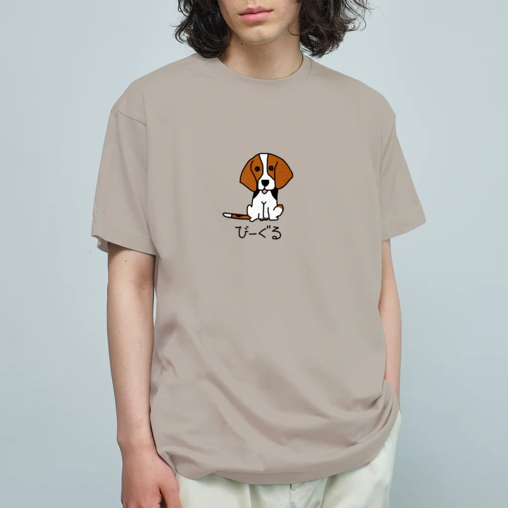 TetoTe&-てとてと-のびーぐるのTしゃつ！トライ オーガニックコットンTシャツ