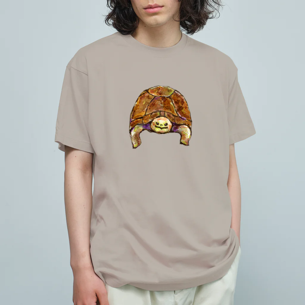 tsurukoのリクガメ Organic Cotton T-Shirt