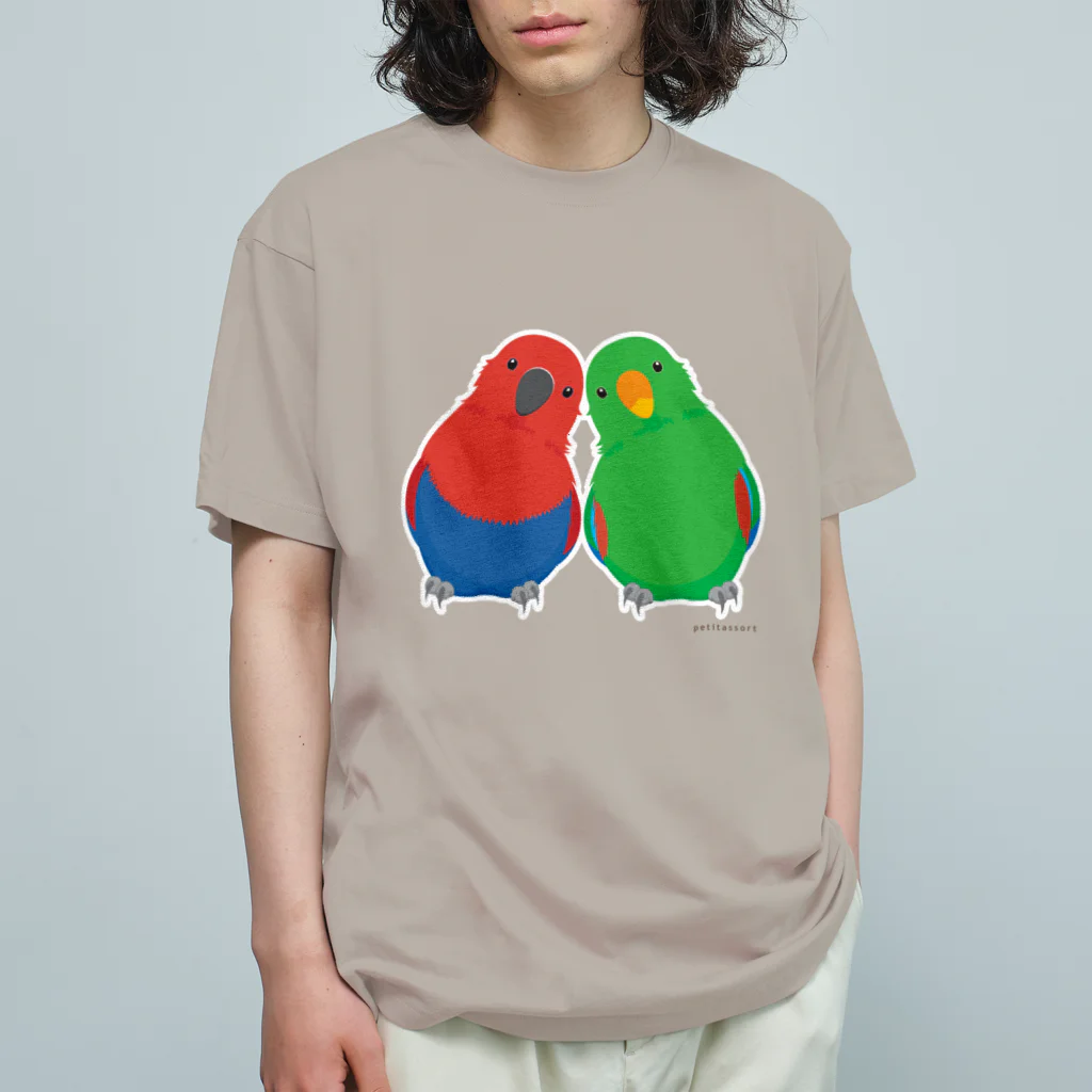 petitassortのオオハナインコＴシャツ オーガニックコットンTシャツ