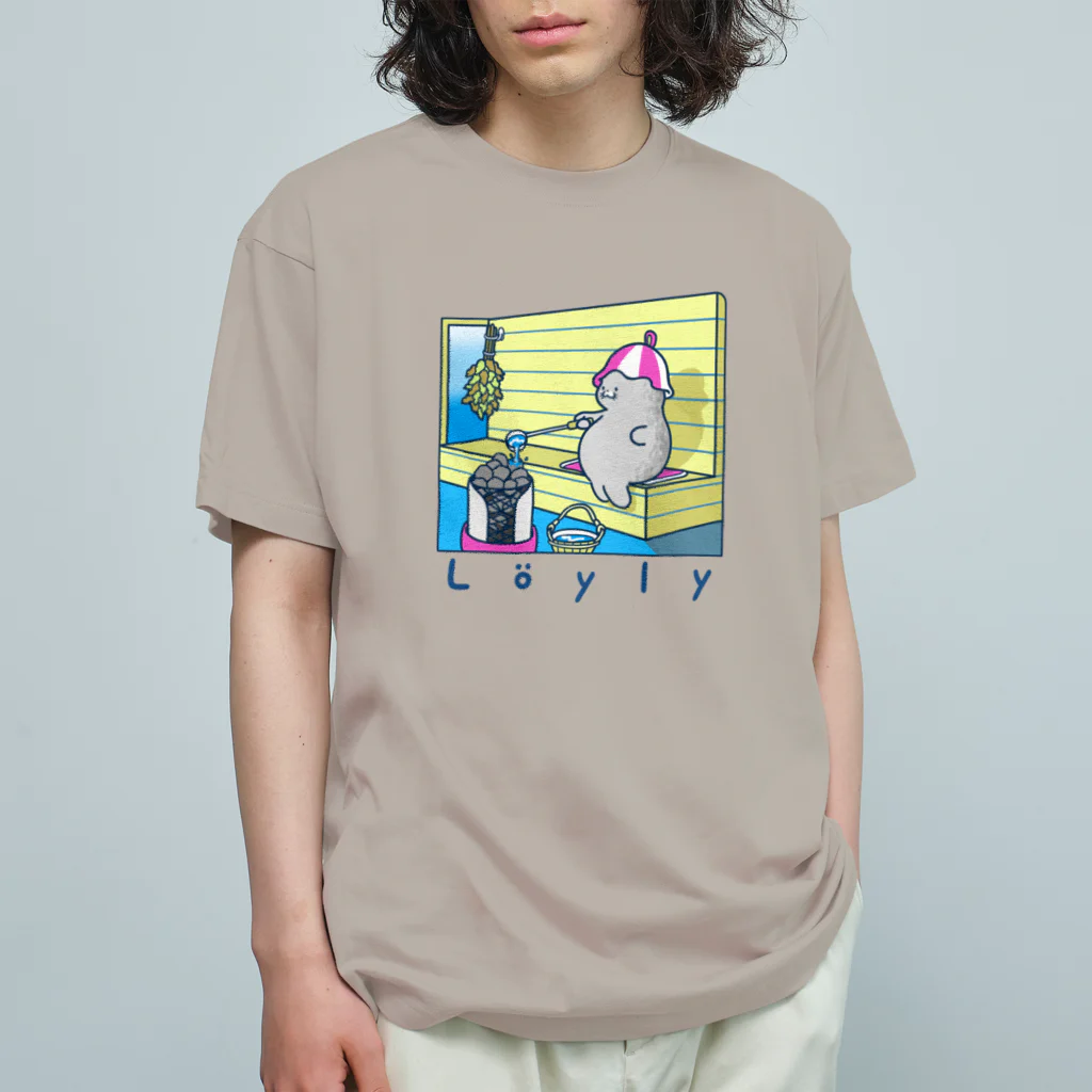 あざらしはうすのあざらしサウナ オーガニックコットンTシャツ