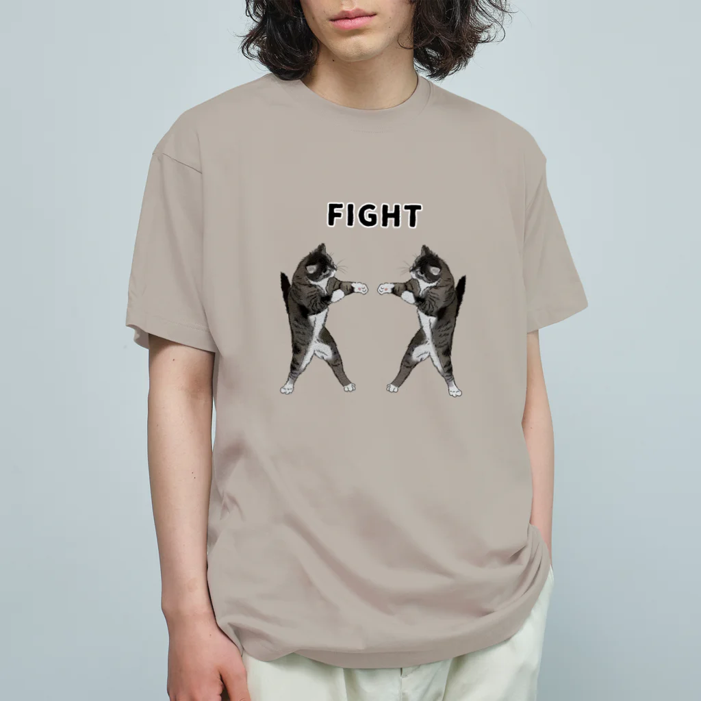 小鳥と映画館のfight オーガニックコットンTシャツ