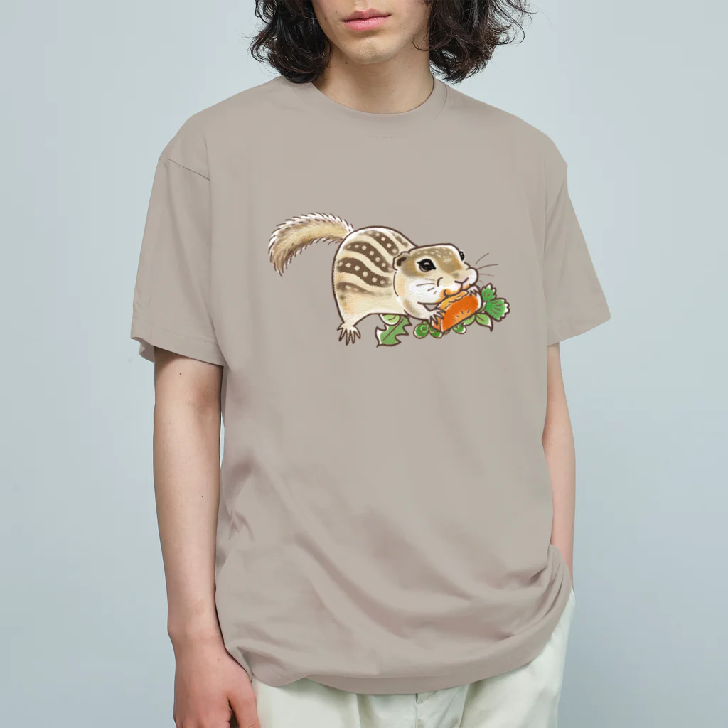 ごまーみんのもりもりジュウサンセンジリス Organic Cotton T-Shirt