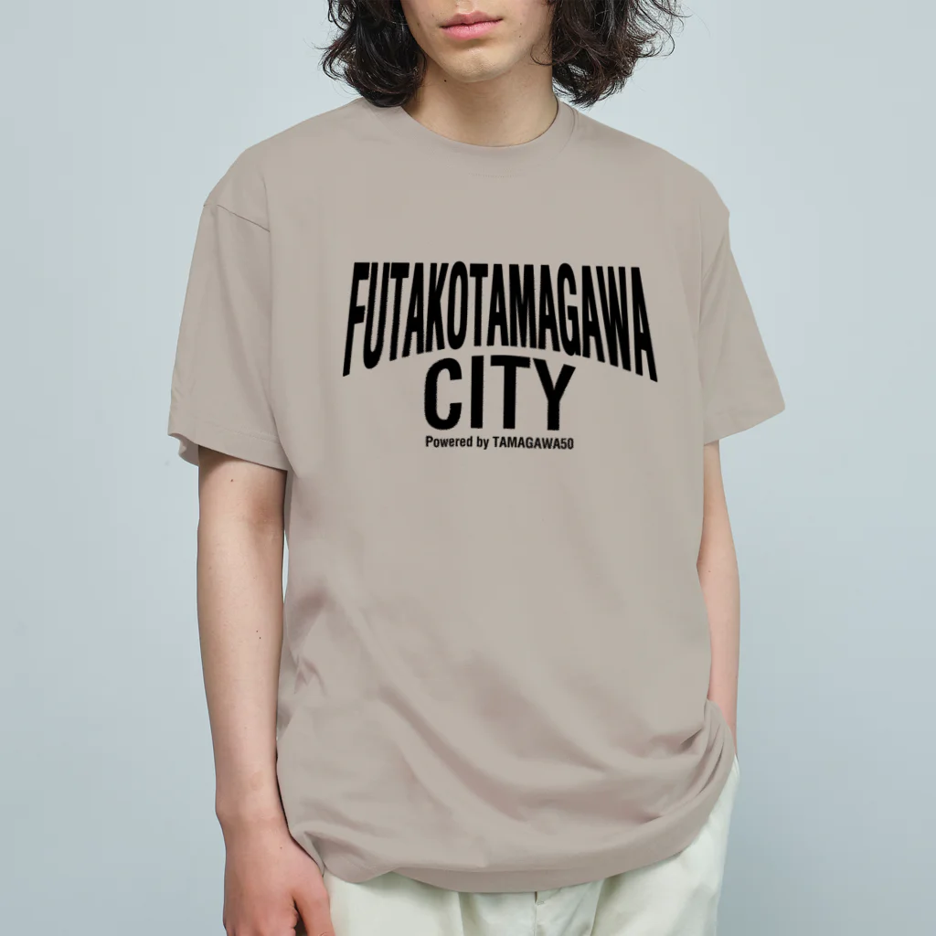 たまがわ50のFUTAKOTAMAGAWA CITY Organic Cotton T-Shirt