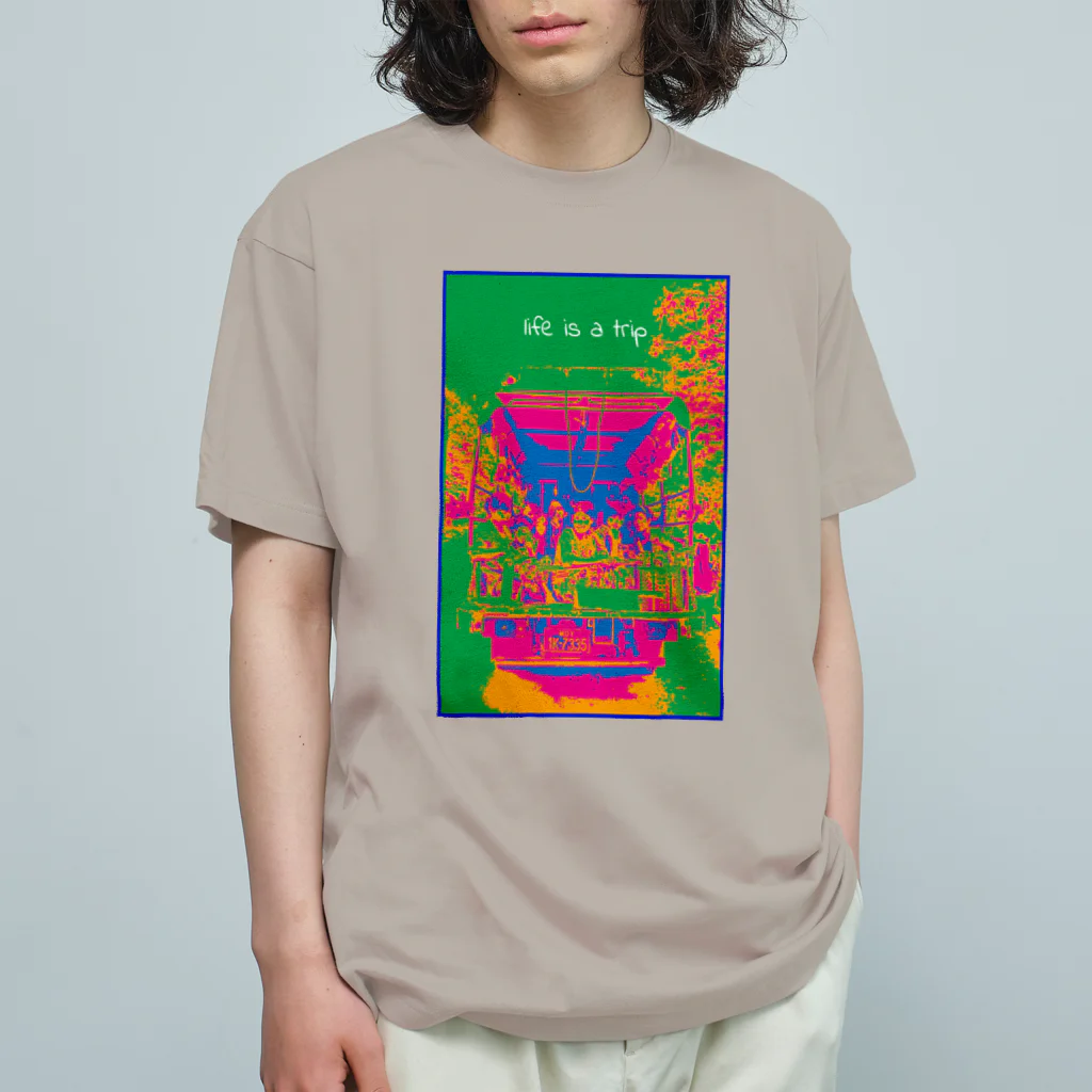 Michi & Co.の旅に出よう｜Life is a trip オーガニックコットンTシャツ