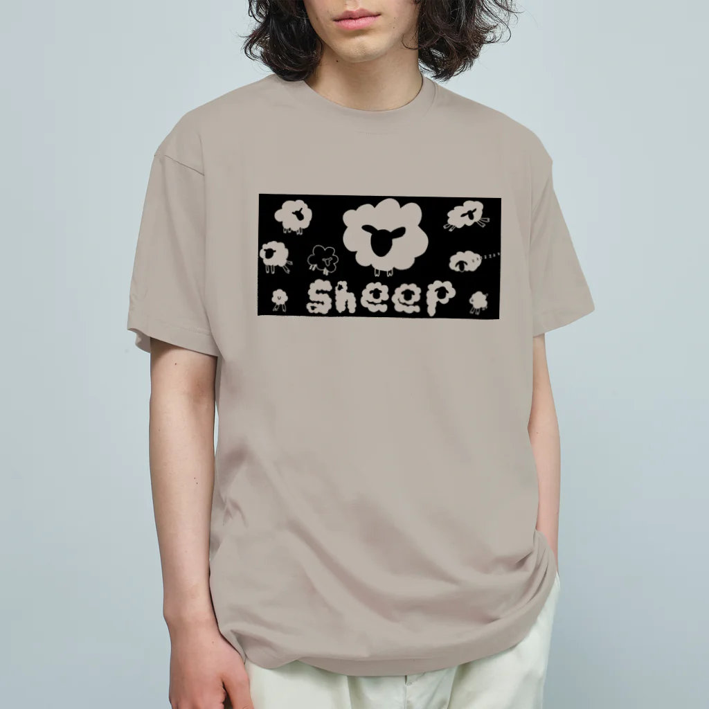 CHOSANAの好きな色に染めて ひつじ オーガニックコットンTシャツ