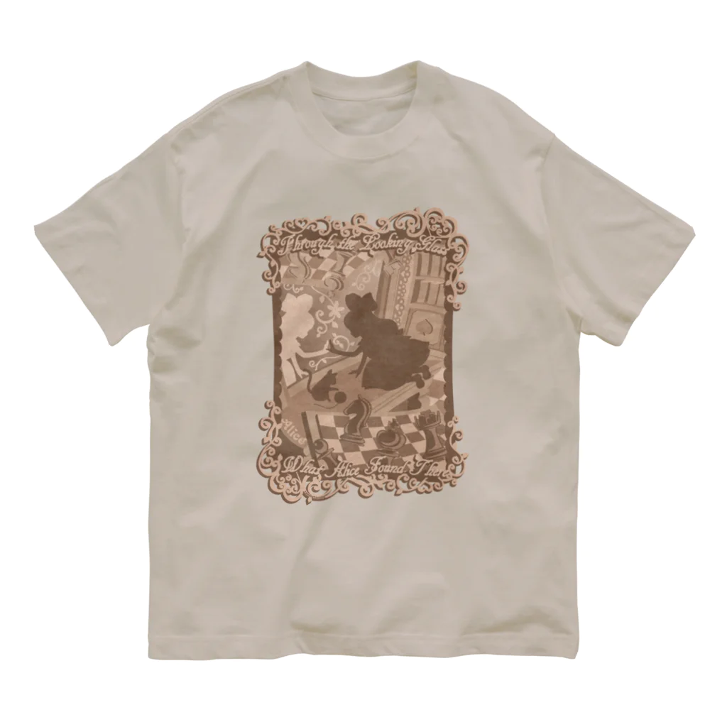 tammytammyの鏡の国のアリス・アンティーク オーガニックコットンTシャツ