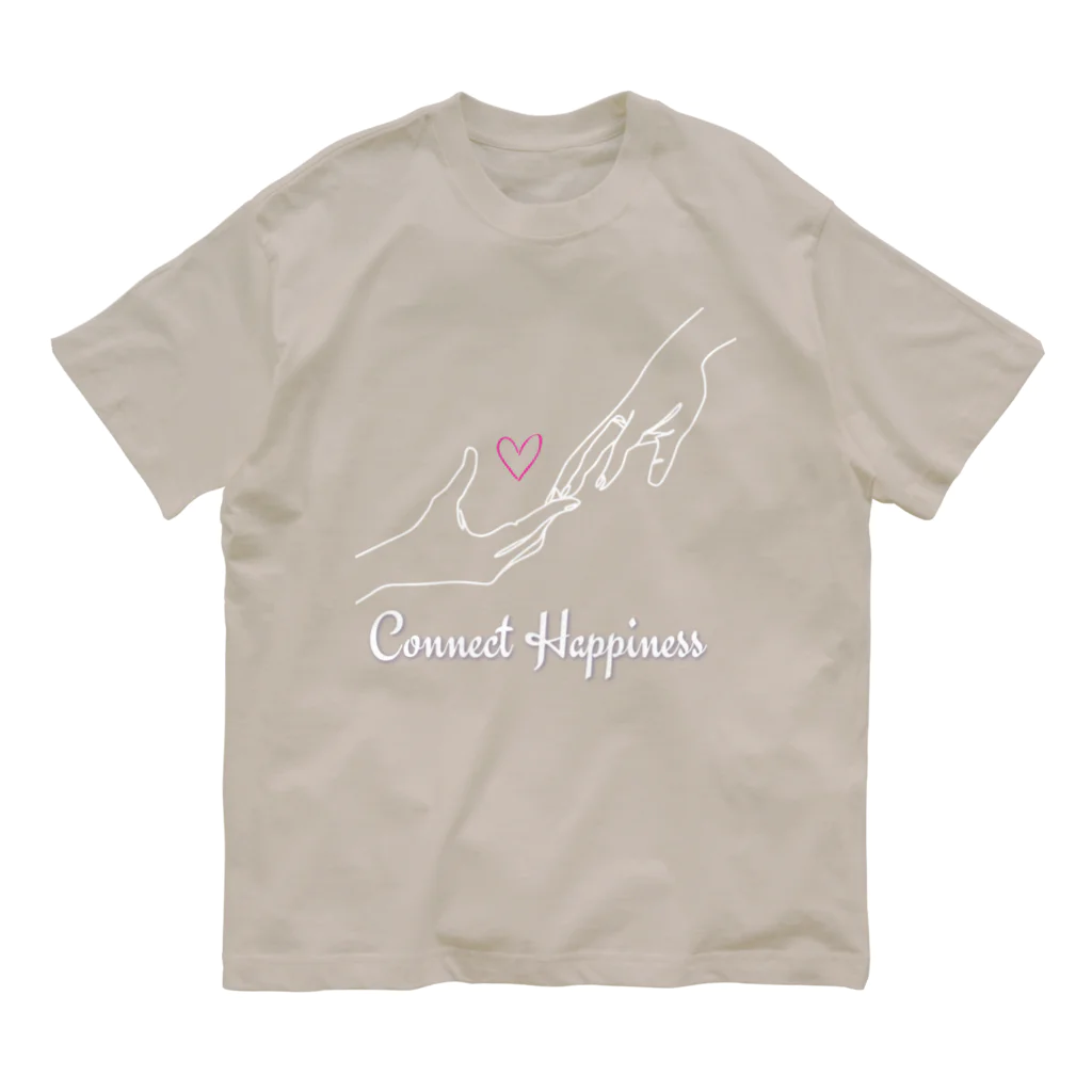 Connect Happiness DesignのConenect Happiness  オーガニックコットンTシャツ
