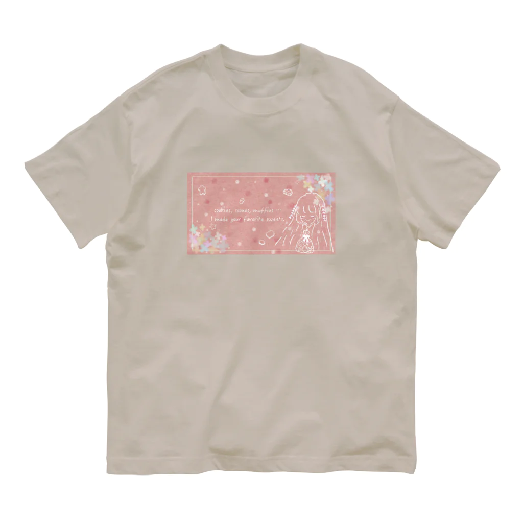 みーちゃんわーるどのハンドメイドスイーツ♡ Organic Cotton T-Shirt